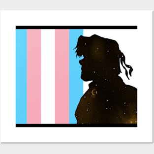 Galaxy Hunk Trans Pride Posters and Art